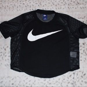 Nike Black Athletic Crop Top